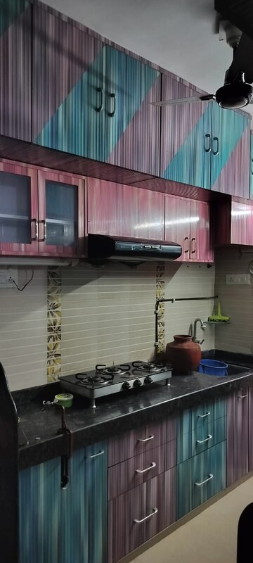 Kitchen in 1 BHK Apartment at Balaji Heights, Bhandup West – for Rent