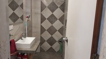Bathroom in 3 BHK Apartment at Lalani Valentine Apartment, Malad East – for Sale