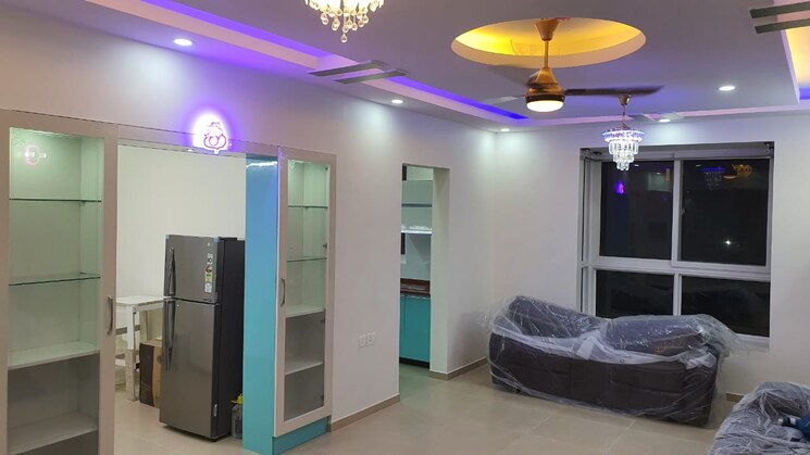 Living Room, bhartiya-nikoo-homes 3 Bedroom 1768 Sq.Ft. Apartment In Thanisandra Main Road Bangalore 8761651