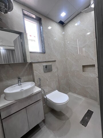 Bathroom in 3 BHK Builder Floor at Vasant Kunj – for Rent