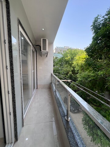 Balcony in 3 BHK Builder Floor at Vasant Kunj – for Rent