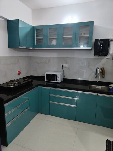 Kitchen in 3 BHK Apartment at Majestique Signature Towers, Balewadi – for Rent