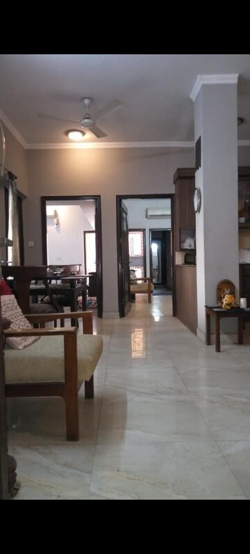 Living Room in 2 BHK Builder Floor at Panchsheel Park – for Rent