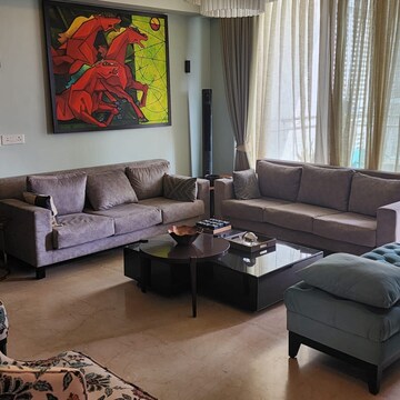 Living Room in 3 BHK Apartment at M3M Golf Estate, Sector 65 – for Rent