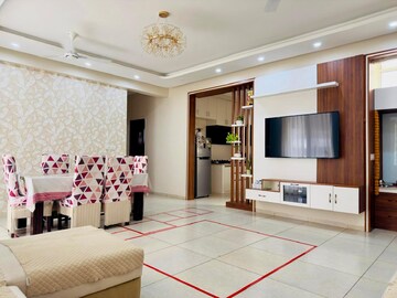 Living Room in 3 BHK Apartment at Sushma Crescent, Dhakoli – for Rent