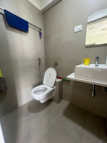 Bathroom in 2 BHK Apartment at Parsik Nagar – for Sale