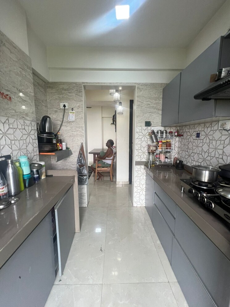 Kitchen, parsik nagar 2 Bedroom 980 Sq.Ft. Apartment In Parsik Nagar Thane 8761821