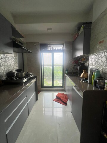 Kitchen in 2 BHK Apartment at Parsik Nagar – for Sale