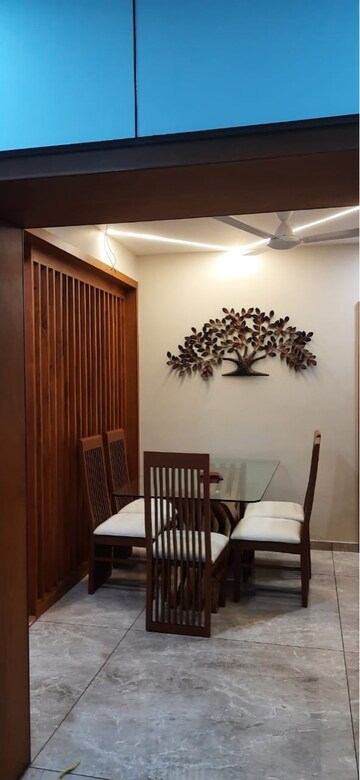 Living Room in 3 BHK Apartment at Prahlad Nagar – for Sale