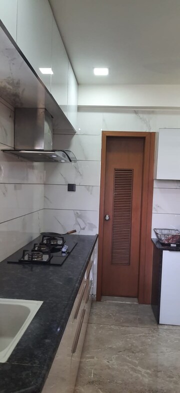 Kitchen in 3 BHK Apartment at Prahlad Nagar – for Sale