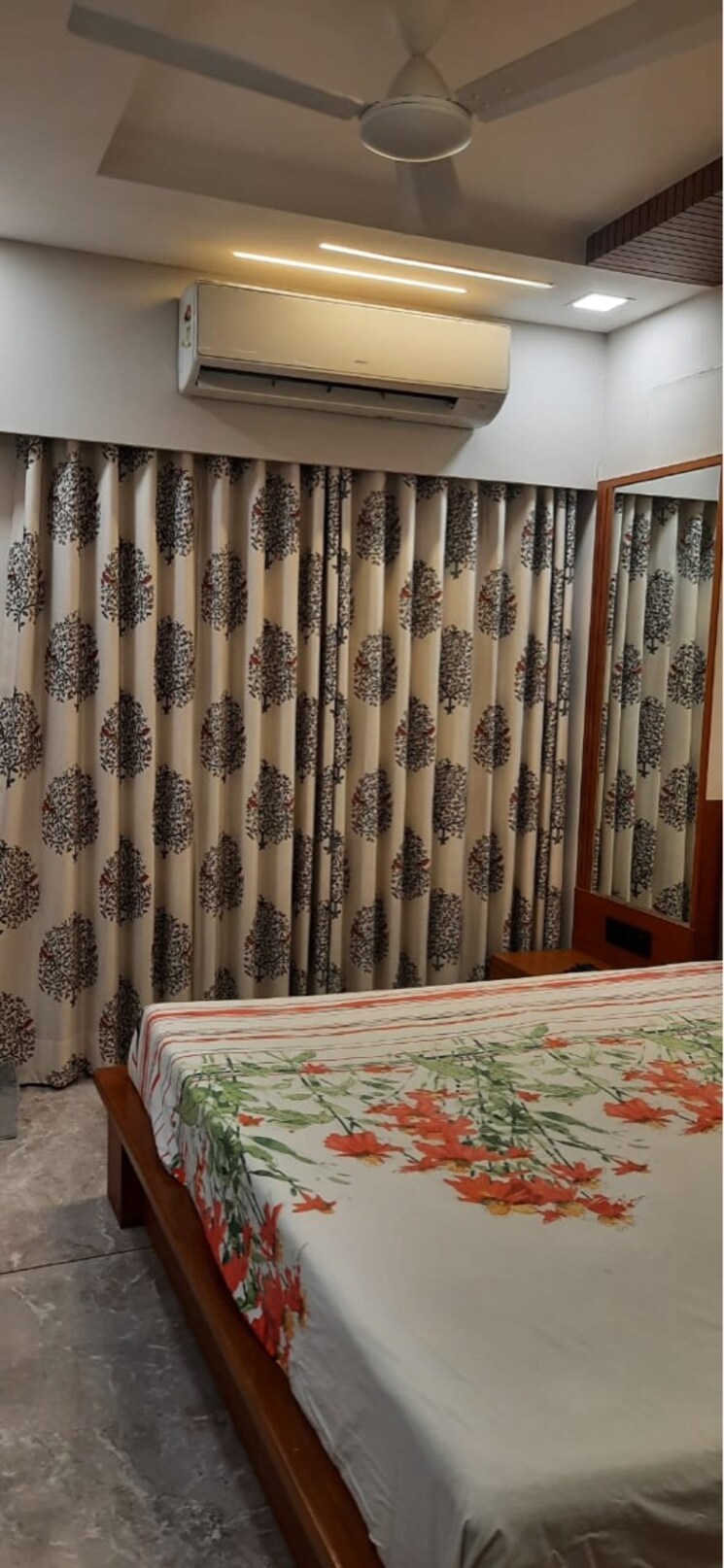 Bedroom, prahlad nagar 3 Bedroom 1650 Sq.Ft. Apartment In Prahlad Nagar Ahmedabad 8761838