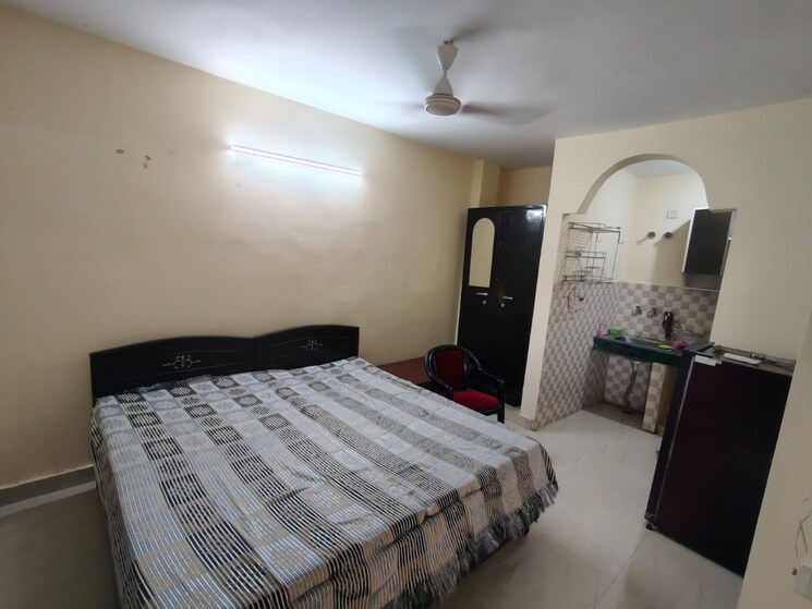 Bedroom, malviya nagar 1 RK 400 Sq.Ft. Builder Floor In Malviya Nagar Delhi 8761885