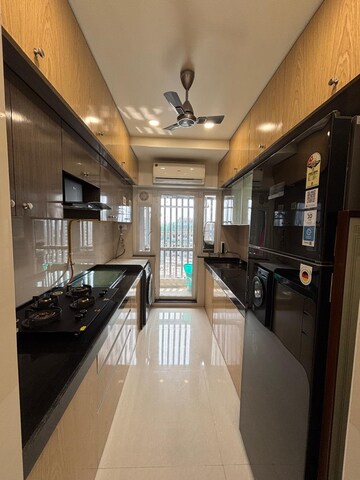 Kitchen in 3 BHK Apartment at Adani Ten BKC, Bandra East – for Rent