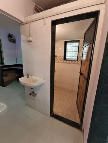 Bathroom in 1 BHK Apartment at Krishna sthal Dwaraka 1, Mira Road – for Sale