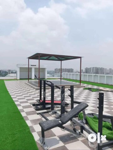Balcony in 3 BHK Apartment at Ved Heights 18, Mansarovar Extension – for Rent