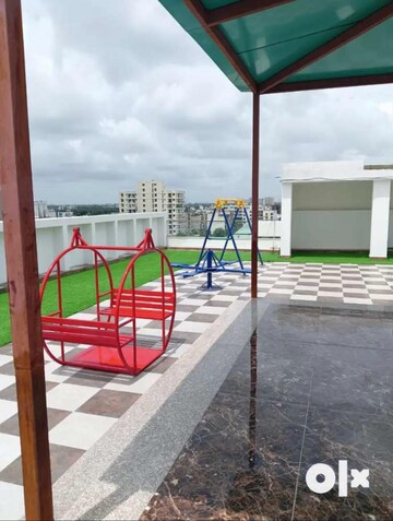 Balcony in 3 BHK Apartment at Ved Heights 18, Mansarovar Extension – for Rent