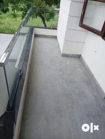 Balcony in 3 BHK Apartment at Ved Heights 18, Mansarovar Extension – for Rent