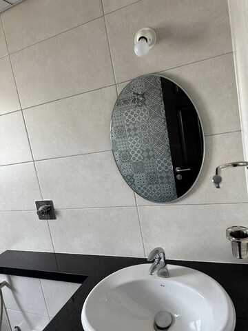 Bathroom in 3 BHK Apartment at Sobha Palm Courts, Kogilu – for Rent