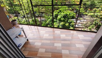 Balcony in 3 BHK Apartment at Kalpataru Hills, Manpada – for Rent
