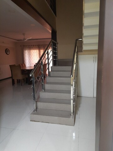 Staircase in 4 BHK Villa at Rajapushpa Open Skies, Kokapet – for Rent