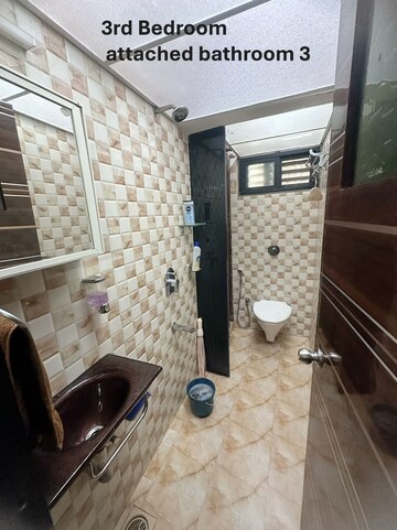 Bathroom in 3 BHK Apartment at Raghunath Vihar, Kharghar – for Sale