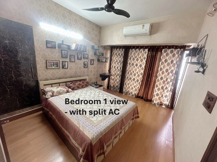 Bedroom, raghunath-vihar 3 Bedroom 1400 Sq.Ft. Apartment In Kharghar Navi Mumbai 8730133