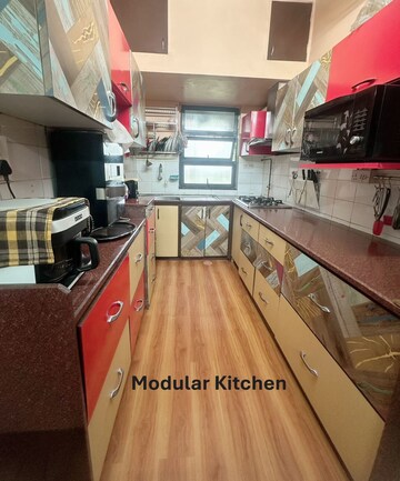 Kitchen in 3 BHK Apartment at Raghunath Vihar, Kharghar – for Sale