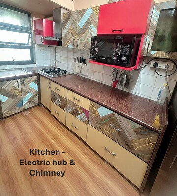 Kitchen in 3 BHK Apartment at Raghunath Vihar, Kharghar – for Sale
