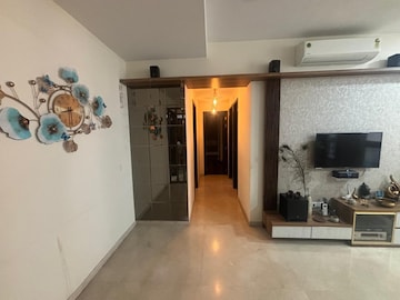 Living Room in 3 BHK Apartment at Piramal Vaikunth, Balkum Pada – for Rent