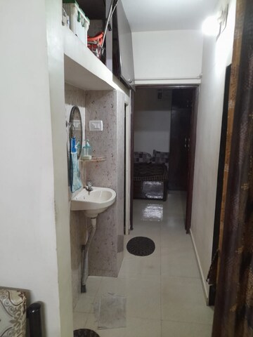 Bathroom in 1 BHK Apartment at Mathru Prerana, Dombivli West – for Rent