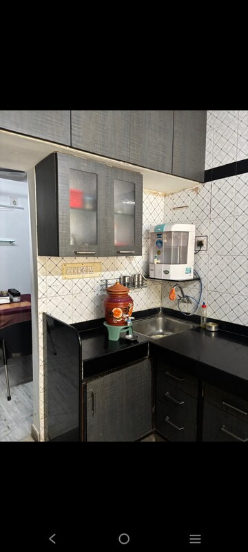 Kitchen in 3 BHK Apartment at Akshar Stadia, Thaltej – for Rent