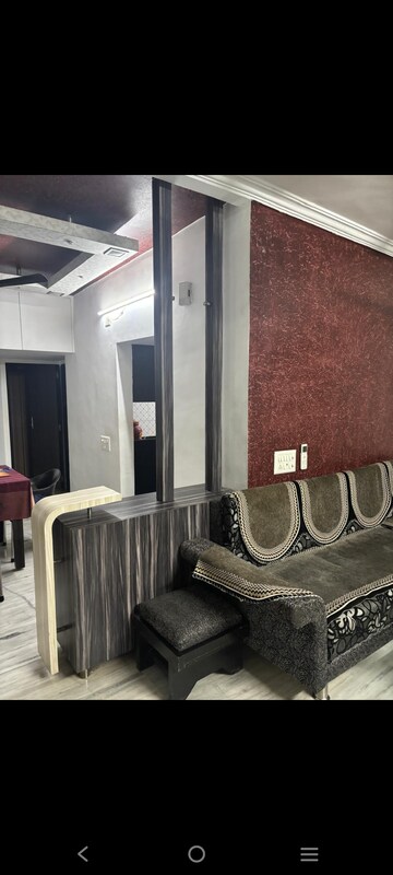 Living Room in 3 BHK Apartment at Akshar Stadia, Thaltej – for Rent