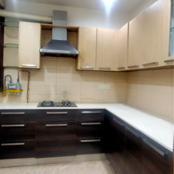 Kitchen in 1.5 BHK Builder Floor at Kalkaji – for Rent