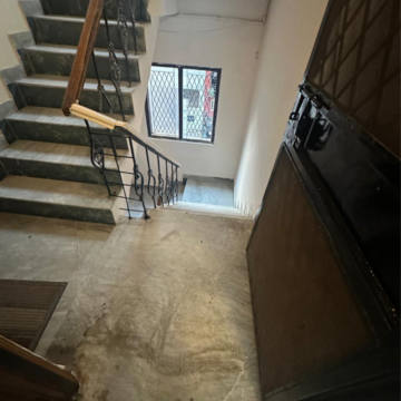 Staircase in 3 BHK Builder Floor at Greater Kailash I – for Rent