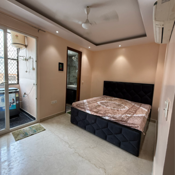 Bedroom in 2 BHK Builder Floor at Lajpat Nagar I – for Rent