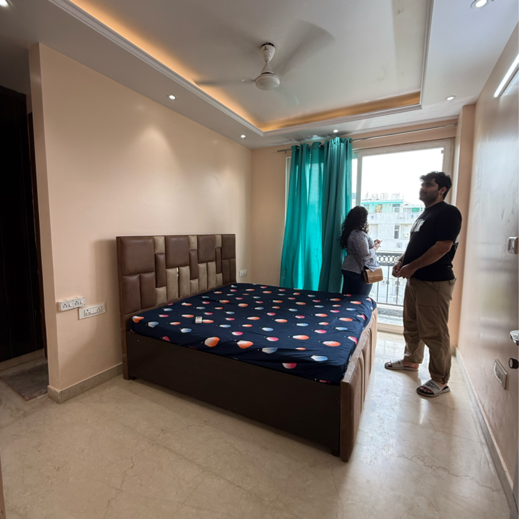 Master Bedroom, lajpat nagar i 2 Bedroom 1000 Sq.Ft. Builder Floor In Lajpat Nagar I Delhi 8762155