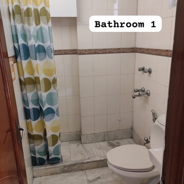 Bathroom in 3 BHK Builder Floor at Vikram Nagar – for Rent