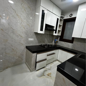 Kitchen in 3 BHK Builder Floor at Lajpat Nagar 4 – for Rent