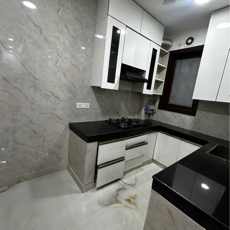 Kitchen, lajpat nagar 4 3 Bedroom 1650 Sq.Ft. Builder Floor In Lajpat Nagar 4 Delhi 8762173