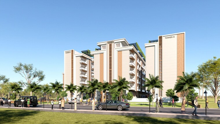 Exterior View, sector 1 greater noida 3 Bedroom 1450 Sq.Ft. Builder Floor In Sector 1 Greater Noida Greater Noida 8762181