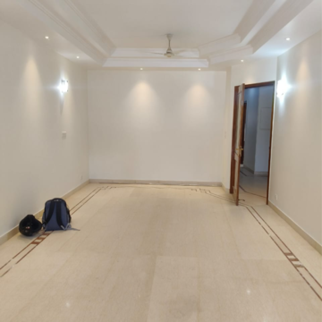 Living Room in 4 BHK Builder Floor at Sarvapriya Vihar – for Rent