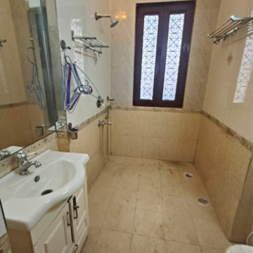 Bathroom in 4 BHK Builder Floor at Sarvapriya Vihar – for Rent