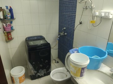 Bathroom in 4 BHK Apartment at Ashiana Upvan, Ahinsa Khand 2 – for Rent