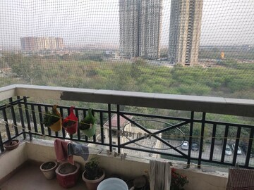 Balcony in 4 BHK Apartment at Ashiana Upvan, Ahinsa Khand 2 – for Rent