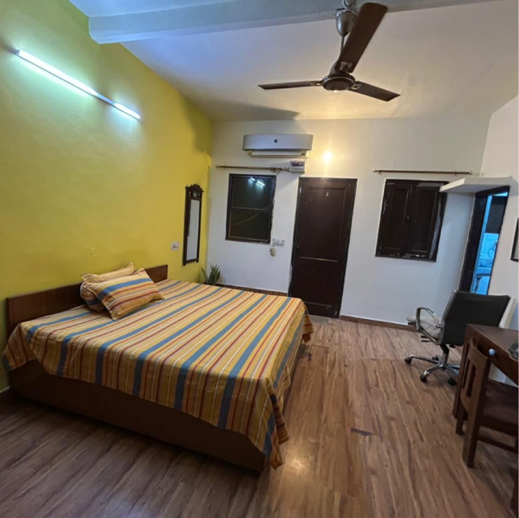 Bedroom, kalkaji 2 Bedroom 1500 Sq.Ft. Builder Floor In Kalkaji Delhi 8762220