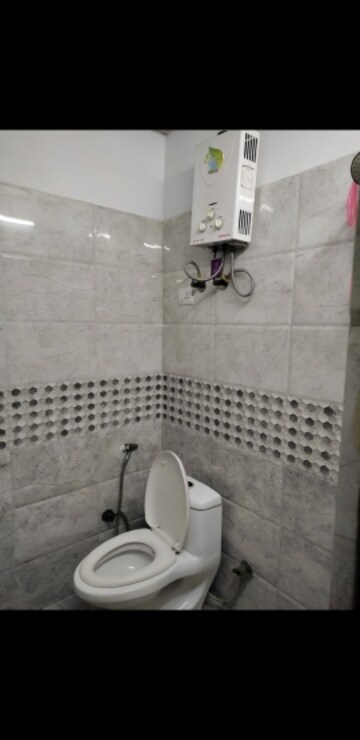 Bathroom in 2 BHK Builder Floor at Kanha Apartments Indirapuram, Shakti Khand 2 – for Rent