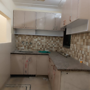 Kitchen in 2 BHK Builder Floor at Kalkaji – for Rent