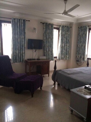 Living Room in 3 BHK Builder Floor at Greater Kailash I – for Rent