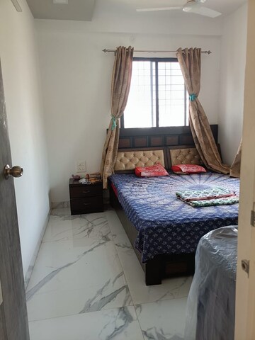 Bedroom in 3 BHK Apartment at Vasupujya Neco SkyPark, Pimple Nilakh – for Rent