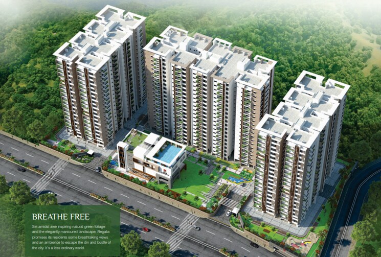 Master Plan, rajapushpa-regalia 3 Bedroom 1945 Sq.Ft. Apartment In Kokapet Hyderabad 8762280